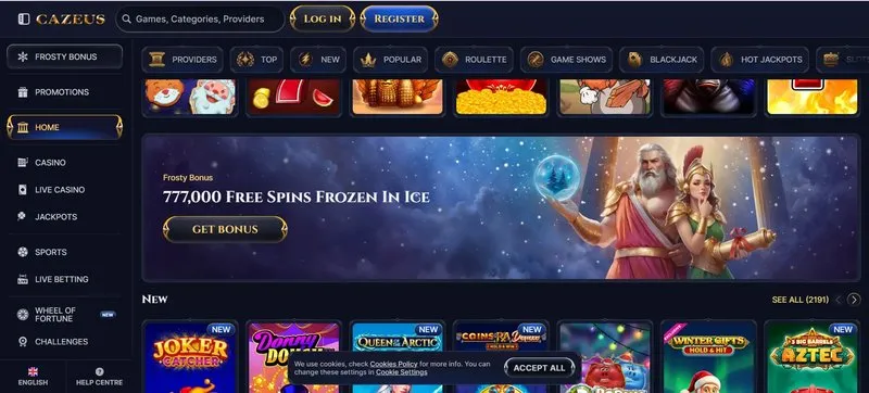 Cazeus casino en ligne à France